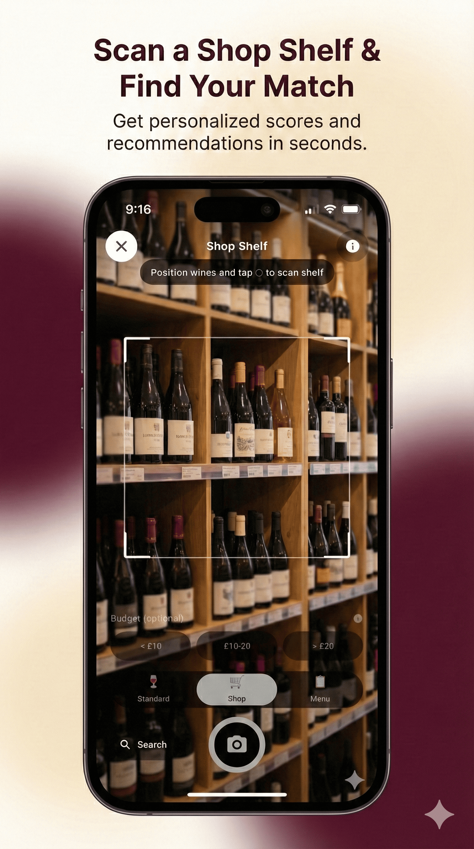 Scan Wine Shelf